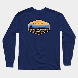 Blue Mountains National Park Australia NSW badge Long Sleeve T-Shirt